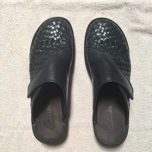 Navy Blue Clarks, Size 9M